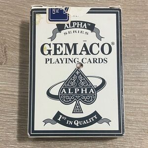 VTG Alpha Series Gemaco Playing Cards - Brown Back Casino Used